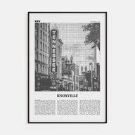 Knoxville Travel B&W No 1 Poster