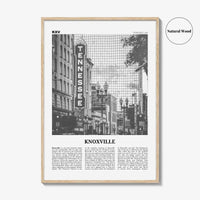 Knoxville Print Black and White No 1, Knoxville Wall Art, Knoxville Poster, Knoxville Photo, Knoxville Wall Décor, Tennessee, USA