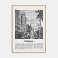 Knoxville Travel B&W No 1 Poster