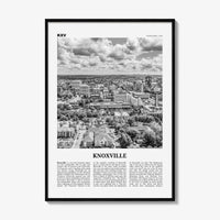 Knoxville Print Black and White No 2, Knoxville Wall Art, Knoxville Poster, Knoxville Photo, Knoxville Wall Décor, Tennessee, USA