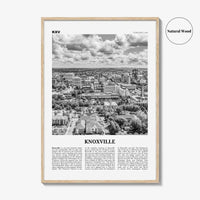 Knoxville Print Black and White No 2, Knoxville Wall Art, Knoxville Poster, Knoxville Photo, Knoxville Wall Décor, Tennessee, USA