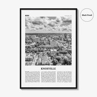 Knoxville Print Black and White No 2, Knoxville Wall Art, Knoxville Poster, Knoxville Photo, Knoxville Wall Décor, Tennessee, USA