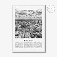 Knoxville Print Black and White No 2, Knoxville Wall Art, Knoxville Poster, Knoxville Photo, Knoxville Wall Décor, Tennessee, USA