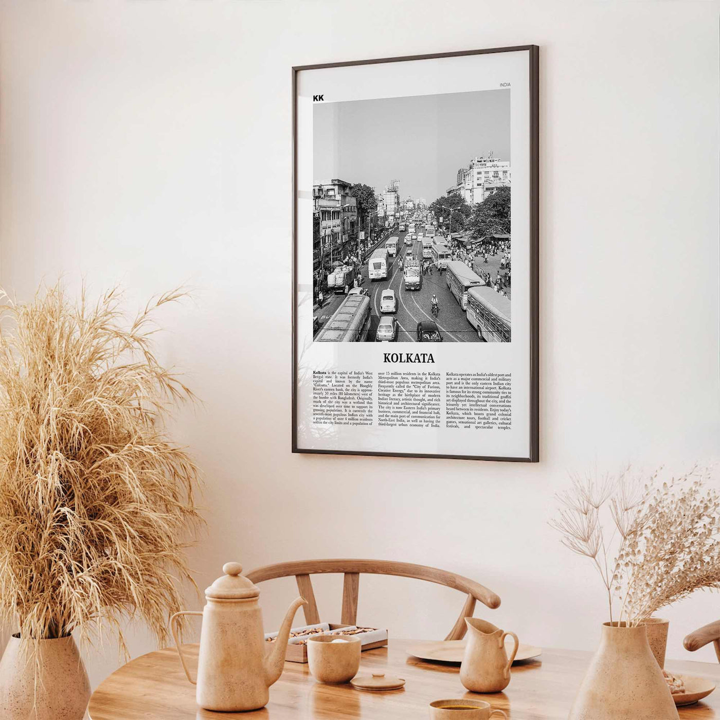 Kolkata Print Black and White, Kolkata Wall Art, Kolkata Poster, Kolkata Photo, Kolkata Wall Décor, India, Calcutta, West Bengal