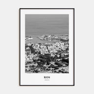 Kos Portrait B&W Poster