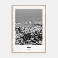 Kos Portrait B&W Poster