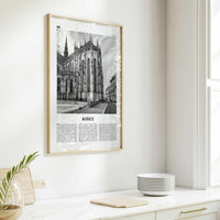 Kosice Print Black and White, Kosice Wall Art, Kosice Poster, Kosice Photo, Kosice Wall Décor, Kosice Map, Slovakia