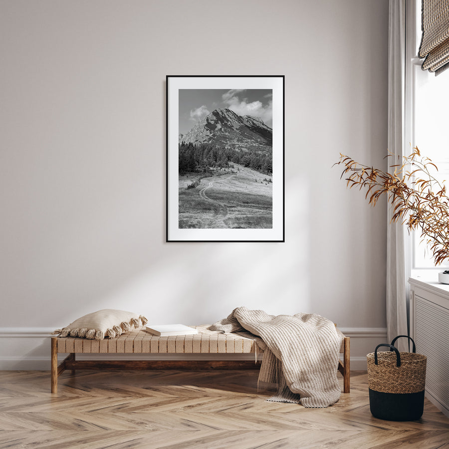 Kosovo Photo B&W Poster