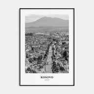 Kosovo Portrait B&W Poster