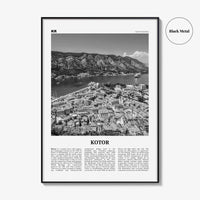 Kotor Print Black and White, Kotor Wall Art, Kotor Poster, Kotor Photo, Kotor Wall Décor, Котор, Montenegro, Europe