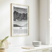 Krabi Print Black and White, Krabi Wall Art, Krabi Poster, Krabi Photo, Thailand, Phang Nga Bay