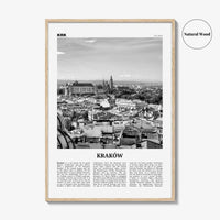 Krakow Print Black and White, Krakow Wall Art, Krakow Poster, Krakow Photo, Krakow Wall Decor, Kraków, Poland, Cracow, Polska, Europe