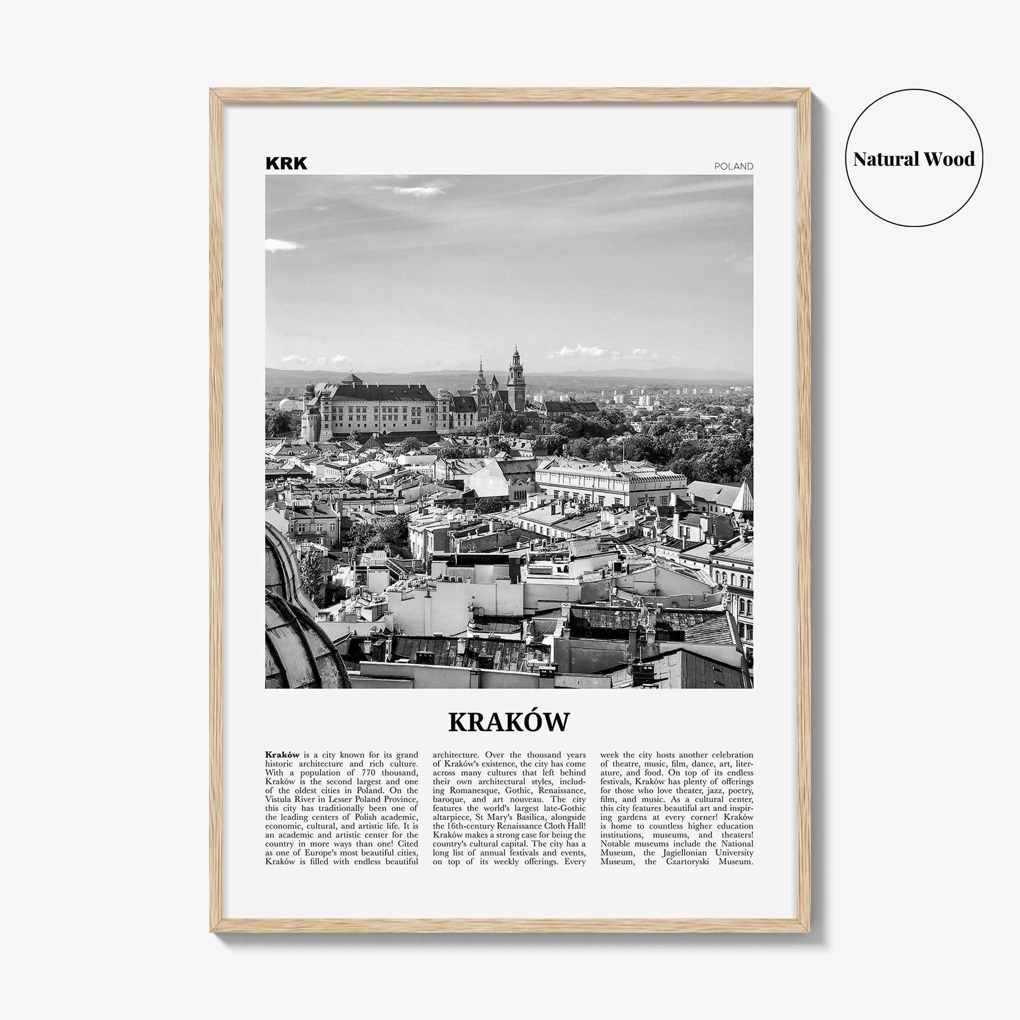 Krakow Print Black and White, Krakow Wall Art, Krakow Poster, Krakow Photo, Krakow Wall Decor, Kraków, Poland, Cracow, Polska, Europe