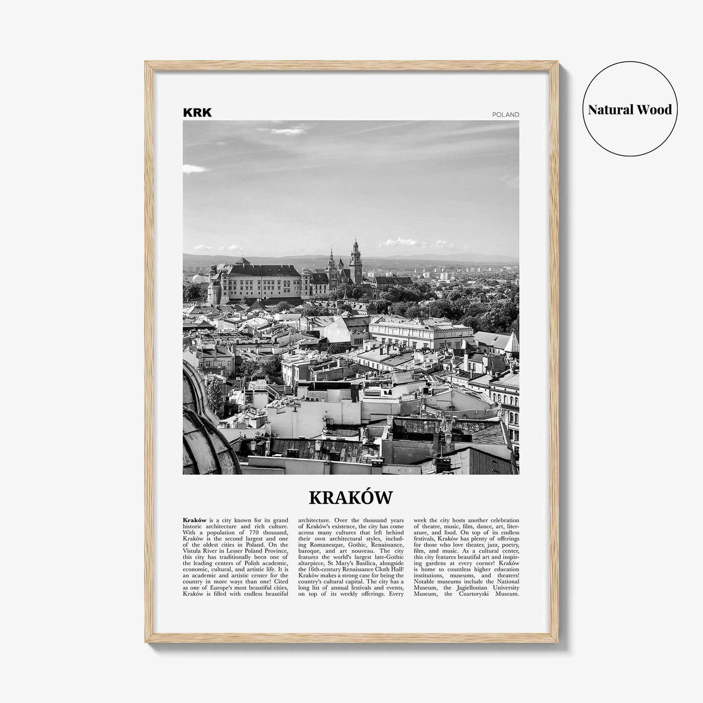 Krakow Print Black and White, Krakow Wall Art, Krakow Poster, Krakow Photo, Krakow Wall Decor, Kraków, Poland, Cracow, Polska, Europe