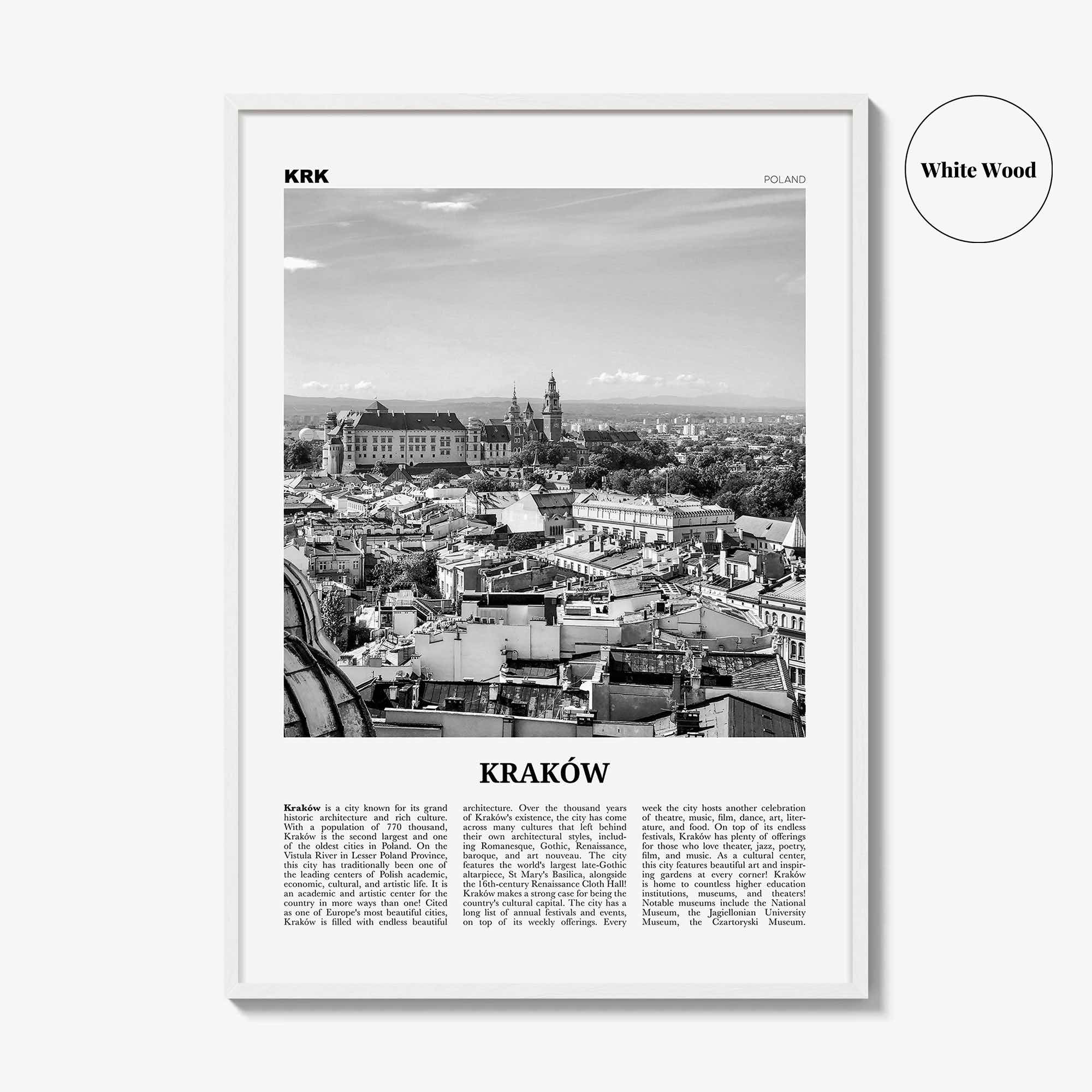 Krakow Print Black and White, Krakow Wall Art, Krakow Poster, Krakow Photo, Krakow Wall Decor, Kraków, Poland, Cracow, Polska, Europe
