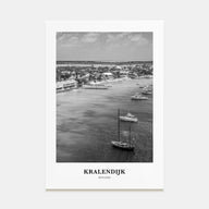 Kralendijk Portrait B&W Poster