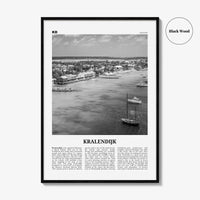 Kralendijk Print Black and White, Kralendijk Wall Art, Kralendijk Poster, Kralendijk Photo, Kralendijk Wall Décor, Kralendijk Map, Bonaire