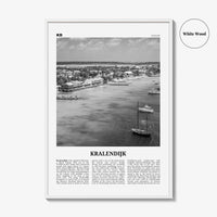 Kralendijk Print Black and White, Kralendijk Wall Art, Kralendijk Poster, Kralendijk Photo, Kralendijk Wall Décor, Kralendijk Map, Bonaire