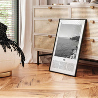 KRK Print Black and White, Krk Wall Art, Krk Poster, Krk Photo, Krk Wall Décor, Vegl, Curicta, Veglia, Vegliot, Κύρικον, Kyrikon, Croatia