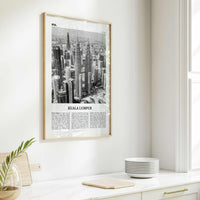 Kuala Lumpur Print Black and White No 1, Kuala Lumpur Wall Art, Kuala Lumpur Poster, Kuala Lumpur Photo, Kuala Lumpur Decor, Malaysia