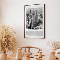Kuala Lumpur Print Black and White No 1, Kuala Lumpur Wall Art, Kuala Lumpur Poster, Kuala Lumpur Photo, Kuala Lumpur Decor, Malaysia