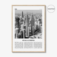 Kuala Lumpur Print Black and White No 1, Kuala Lumpur Wall Art, Kuala Lumpur Poster, Kuala Lumpur Photo, Kuala Lumpur Decor, Malaysia