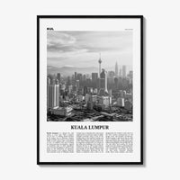 Kuala Lumpur Print Black and White No 3, Kuala Lumpur Wall Art, Kuala Lumpur Poster, Kuala Lumpur Photo, Kuala Lumpur Decor, Malaysia