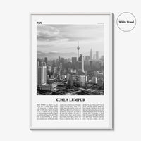Kuala Lumpur Print Black and White No 3, Kuala Lumpur Wall Art, Kuala Lumpur Poster, Kuala Lumpur Photo, Kuala Lumpur Decor, Malaysia