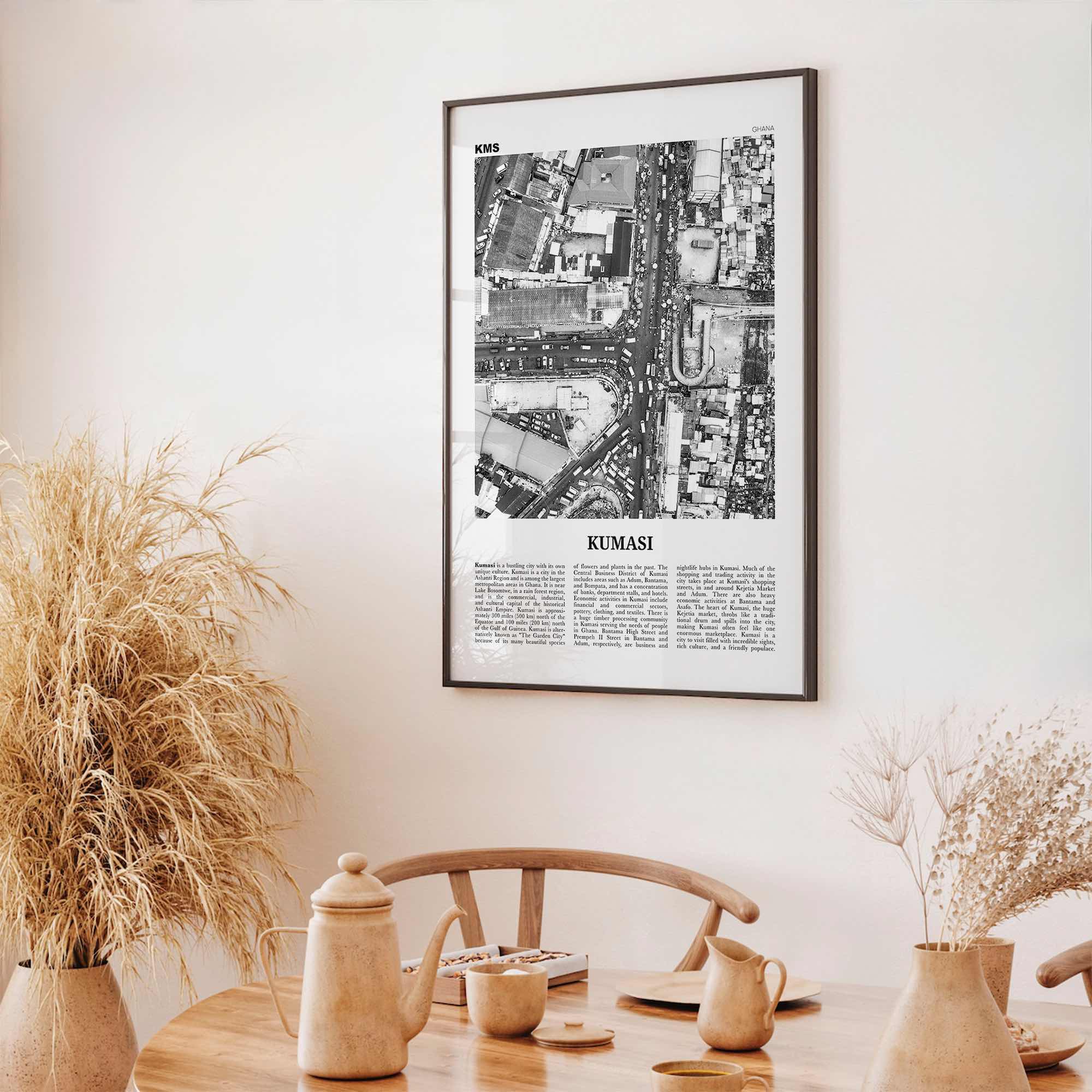 Kumasi Print Black and White, Kumasi Wall Art, Kumasi Poster, Kumasi Photo, Kumasi Wall Decor, Ghana, Comassie, Coomassie, Kumase, Africa