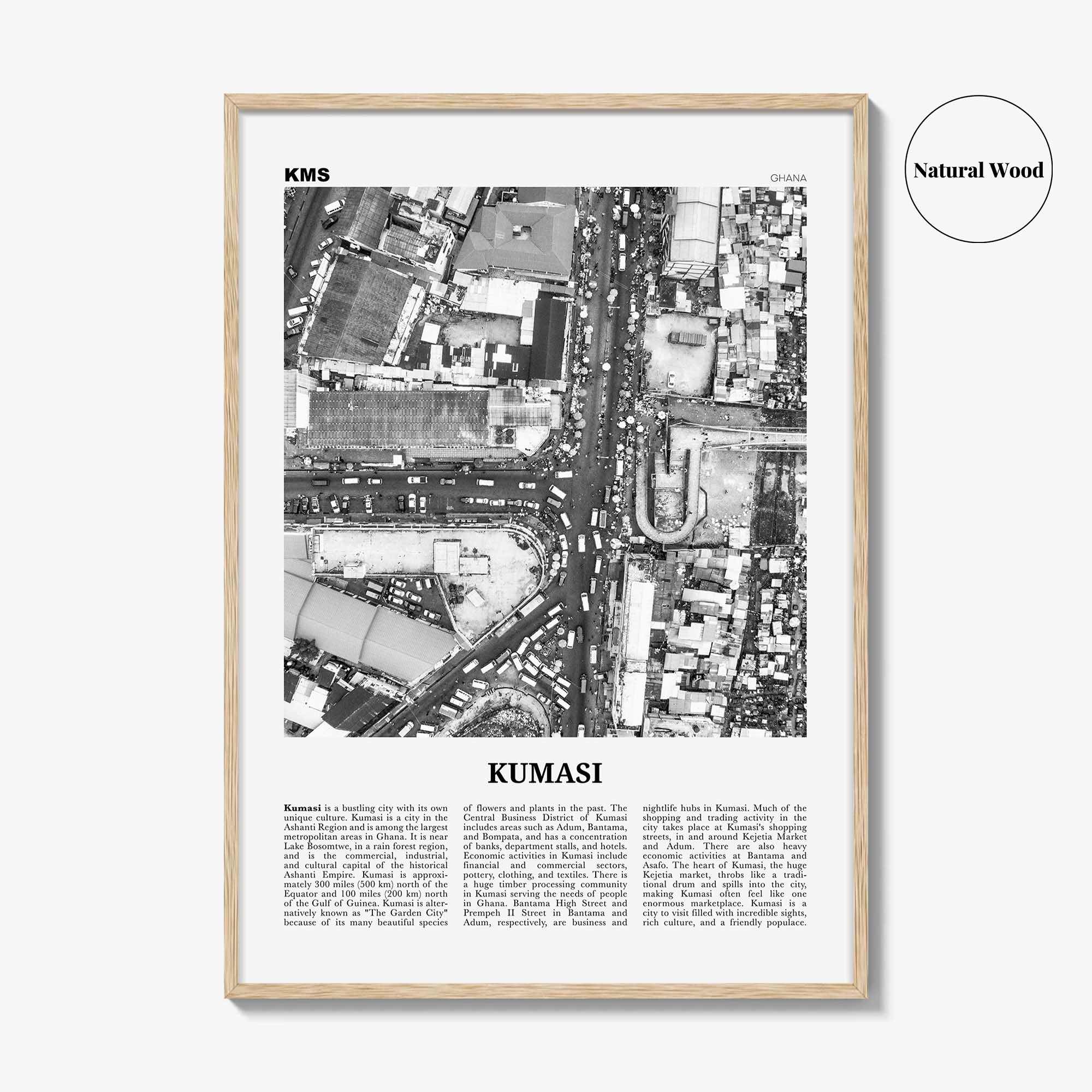 Kumasi Print Black and White, Kumasi Wall Art, Kumasi Poster, Kumasi Photo, Kumasi Wall Decor, Ghana, Comassie, Coomassie, Kumase, Africa