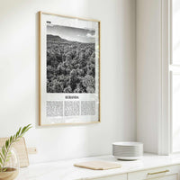 Kuranda Print Black and White, Kuranda Wall Art, Kuranda Poster, Kuranda Photo, Kuranda Wall Décor, Queensland, Australia