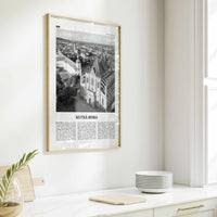 Kutna Hora Print Black and White, Kutna Hora Wall Art, Kutna Hora Poster, Kutna Hora Photo, Kutna Hora Wall Décor, Czech Republic