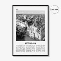 Kutna Hora Print Black and White, Kutna Hora Wall Art, Kutna Hora Poster, Kutna Hora Photo, Kutna Hora Wall Décor, Czech Republic