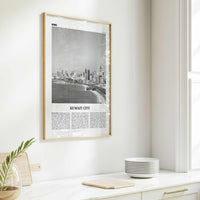 Kuwait City Print Black and White, Kuwait City Wall Art, Kuwait City Poster, Kuwait City Photo, Kuwait, مدينة الكويت Middle East