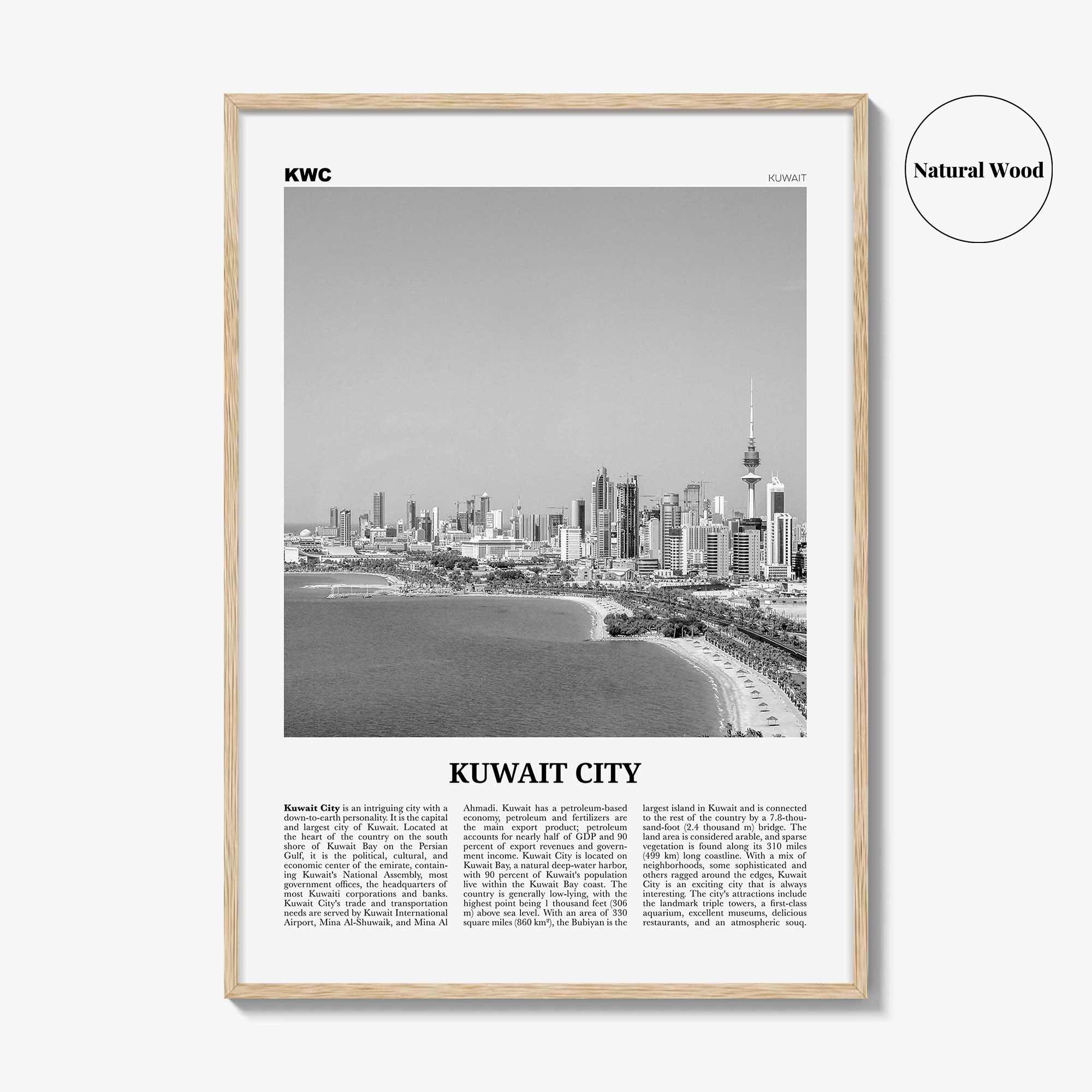 Kuwait City Print Black and White, Kuwait City Wall Art, Kuwait City Poster, Kuwait City Photo, Kuwait, مدينة الكويت Middle East