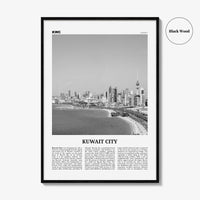 Kuwait City Print Black and White, Kuwait City Wall Art, Kuwait City Poster, Kuwait City Photo, Kuwait, مدينة الكويت Middle East