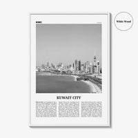Kuwait City Print Black and White, Kuwait City Wall Art, Kuwait City Poster, Kuwait City Photo, Kuwait, مدينة الكويت Middle East
