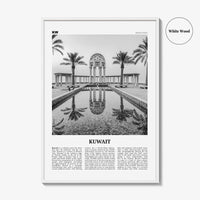 Kuwait Print Black and White, Kuwait Wall Art, Kuwait Poster, Kuwait Photo, Kuwait Wall Decor, دولة الكويت  Middle East