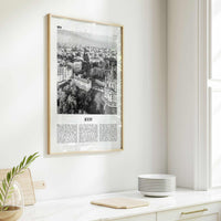 Kyiv Print Black and White No 1, Kyiv Wall Art, Kyiv Poster, Kiev Photo, Kyiv Wall Decor, Kyiv, Ukraine, Київ, Kiev Print Black and White