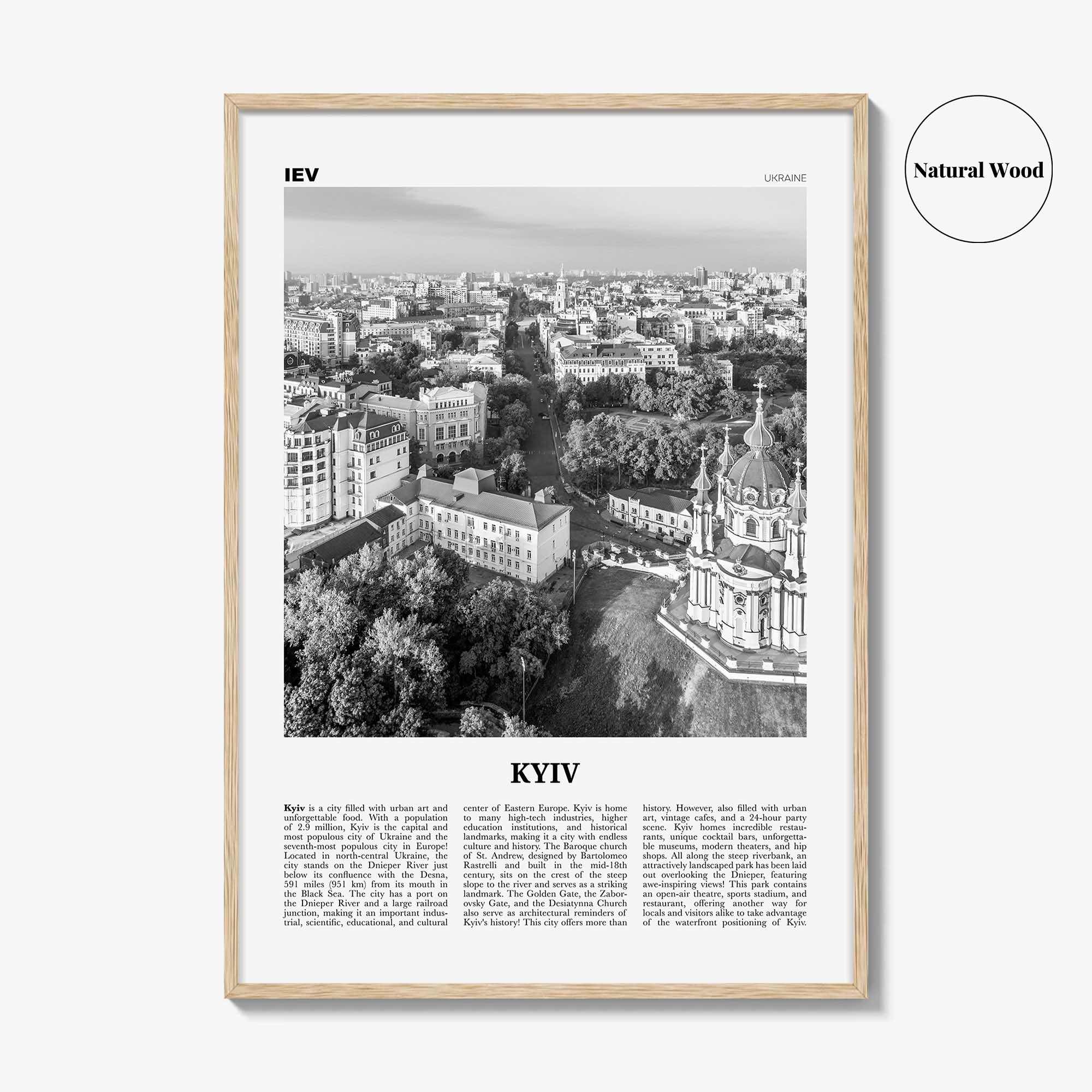 Kyiv Print Black and White No 1, Kyiv Wall Art, Kyiv Poster, Kiev Photo, Kyiv Wall Decor, Kyiv, Ukraine, Київ, Kiev Print Black and White