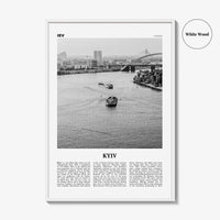 Kyiv Print Black and White No 2, Kyiv Wall Art, Kyiv Poster, Kiev Photo, Kyiv Wall Decor, Kyiv, Ukraine, Київ, Kiev Print Black and White