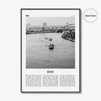 Kyiv Print Black and White No 2, Kyiv Wall Art, Kyiv Poster, Kiev Photo, Kyiv Wall Decor, Kyiv, Ukraine, Київ, Kiev Print Black and White
