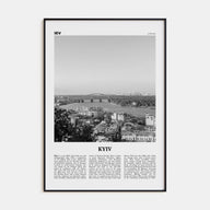 Kyiv Travel B&W No 3 Poster