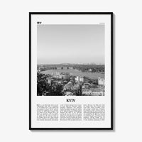 Kyiv Print Black and White No 3, Kyiv Wall Art, Kyiv Poster, Kiev Photo, Kyiv Wall Decor, Kyiv, Ukraine, Київ, Kiev Print Black and White