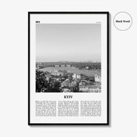 Kyiv Print Black and White No 3, Kyiv Wall Art, Kyiv Poster, Kiev Photo, Kyiv Wall Decor, Kyiv, Ukraine, Київ, Kiev Print Black and White