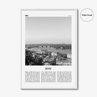 Kyiv Print Black and White No 3, Kyiv Wall Art, Kyiv Poster, Kiev Photo, Kyiv Wall Decor, Kyiv, Ukraine, Київ, Kiev Print Black and White