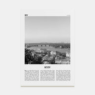 Kyiv Travel B&W No 3 Poster