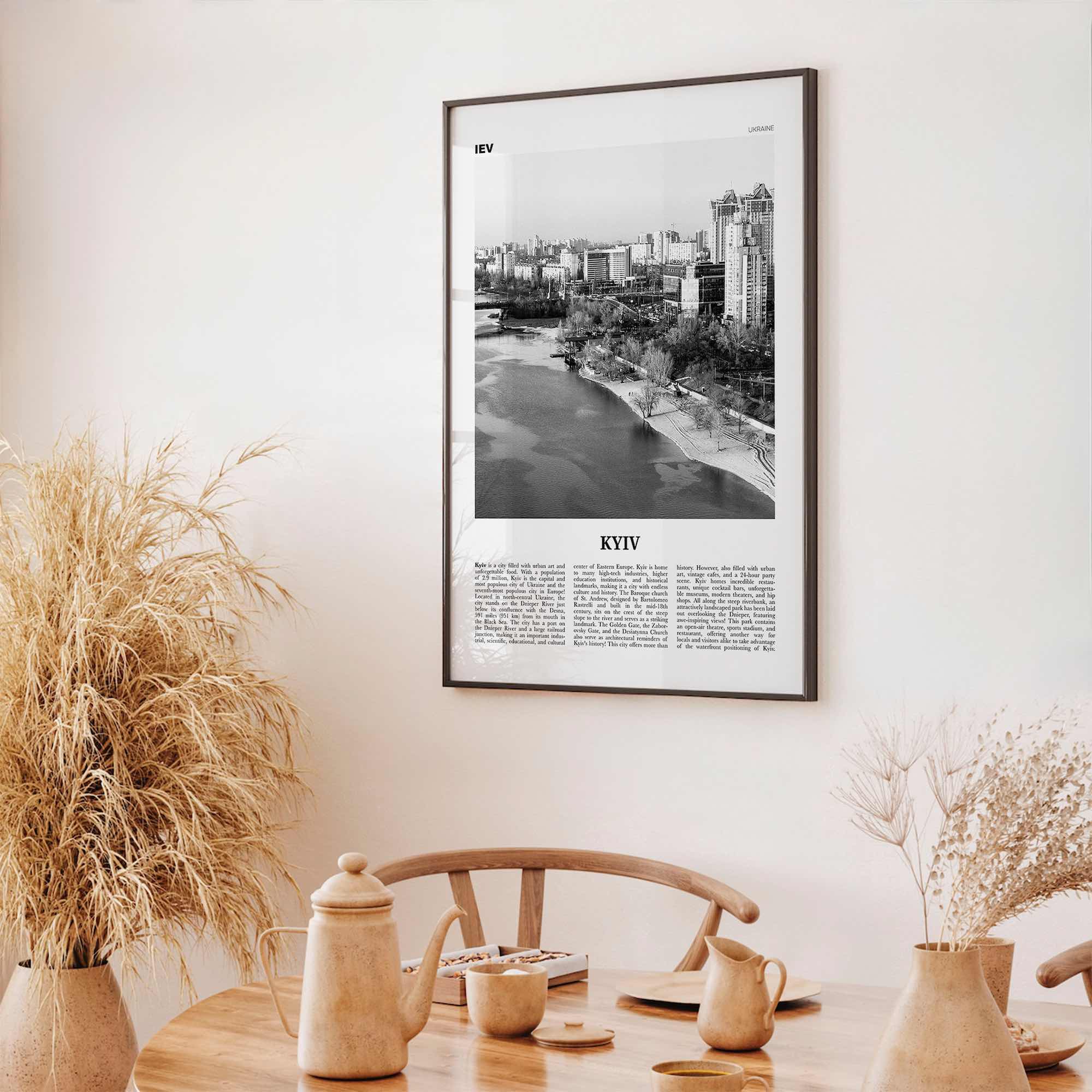 Kyiv Print Black and White No 4, Kyiv Wall Art, Kyiv Poster, Kiev Photo, Kyiv Wall Decor, Kyiv, Ukraine, Київ, Kiev Print Black and White