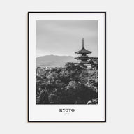 Kyoto Portrait B&W No 1 Poster