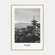 Kyoto Portrait B&W No 1 Poster